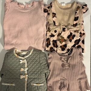 6 to 9 month baby girl winter bundle